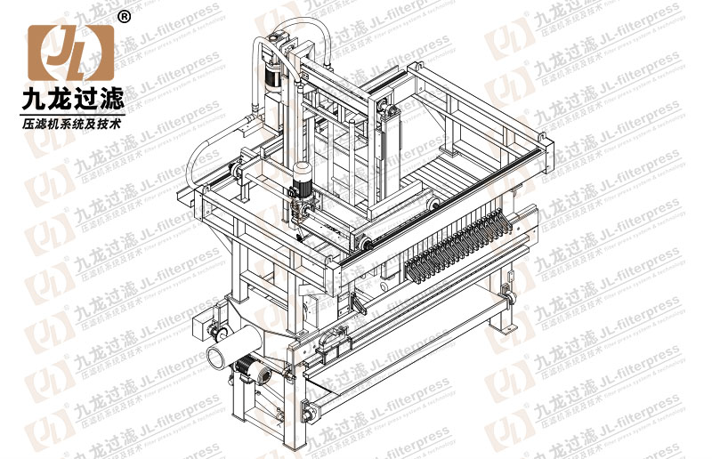 XG800隔膜（12bar）自動(dòng)清洗壓濾機(jī)