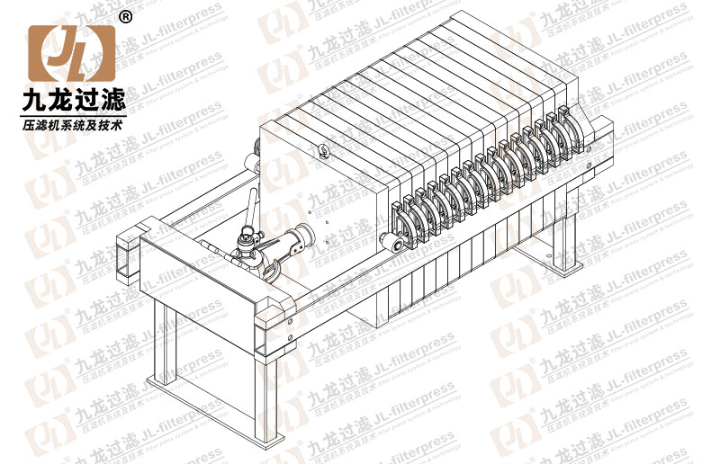 X500廂式手動壓濾機