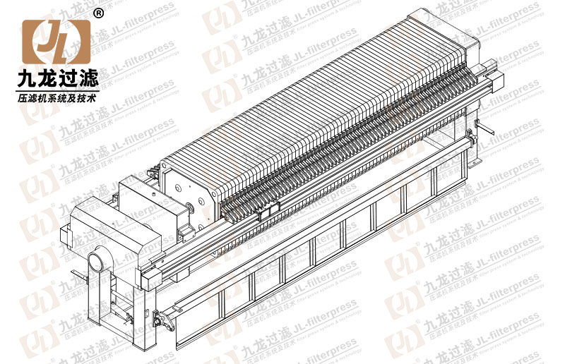 XG800隔膜（12bar）拉板翻板壓濾機(jī)